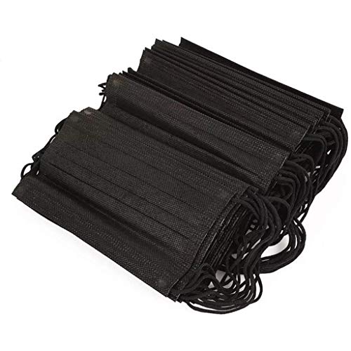 20/30/100PCS Halloween Masks for Adults, 3 Layer Black Cloth Daily Decoration for Outdoors, Outings, Dinners, Schools and Other Public Places (20pcs)
