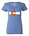 Womens Colorado State Flag Tri-Blend T-shirt