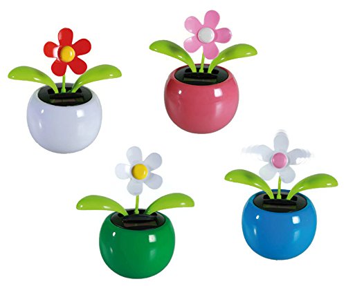 Bada Bing Solar Wackel Figur Blume groß Deko Fensterbank