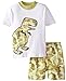 Sara's Prints Boys' Embellished Short Pajamas