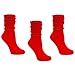 Luxury Divas Cotton 3 Pack Slouch Socks