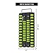 Olsa Tools Socket Organizer Tray | Black Tray with Green Clips | Holds 48 Pcs Sockets | Premium Quality Tools Organizer