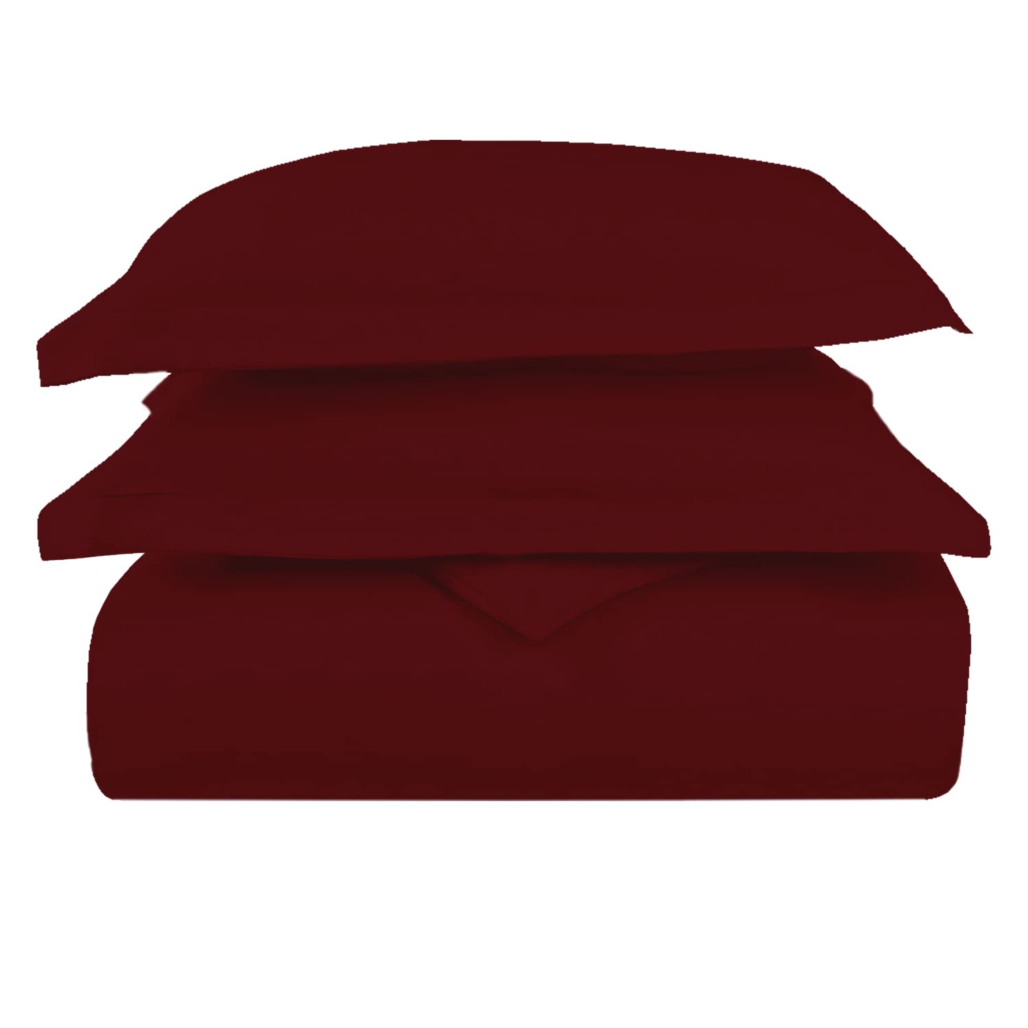 Pizuna Luxurios Cotton Super King Duvet Cover Set Rio Red, 1000 Thread Count 100% Long Staple Cotton Superking Duvet Cover 260x220cm, Sateen Thick Quilt Cover with Button Closure — image 1