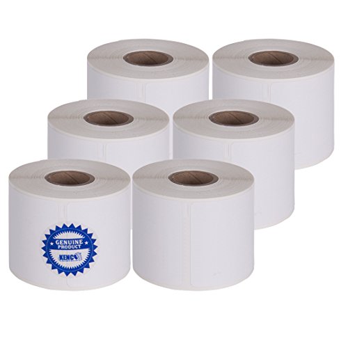2 1/4in X 4in Name Badge Labels 250 Per Roll by Kenco Label, Compatible with Dymo 1760756 (1 Pack) (6 Pack)