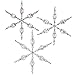 Solid Oak Christmas Ornament Kit - Vintage Snowflakes