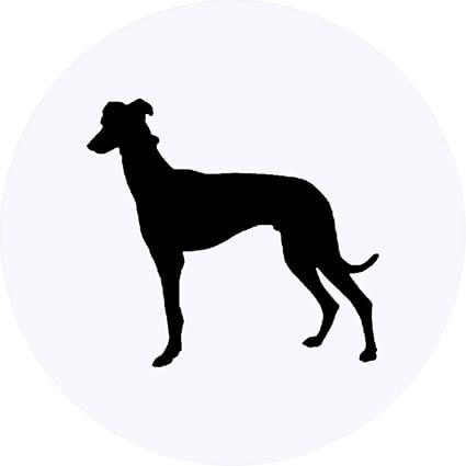 amazon com azeeda greyhound silhouette stickers sk00014252 toys games azeeda greyhound silhouette stickers sk00014252