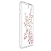 Speck iPhone 8 Plus Presidio Clear + Print Case, IMPACTIUM 8-Foot Drop Protected iPhone Case that Resists UV Yellowing, Golden Blossoms Pink/Clear