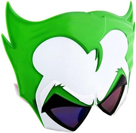 Sun-Staches DC Comics Joker Glasses Sunglasses Batman Villain Costume Accessory