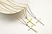 Gift for Girls Simple Smooth Cross Pendant Necklace Fashion Jewelry 18