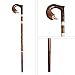 Wooden Walking Stick For Women New Stick for Men - Wooden Walking Cane Hand Carved Womens Walking Stick 36 Inches - Fashionable Sturd (Fox Walking Stick)