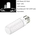 Rayhoo E26 E27 LED Light Bulbs Daylight 12W 1200 Lumens Incandescent 100-120W Bulb Equivalent, AC 85~265V, White 6000K, 4 Pack