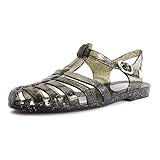 Women's Soft Retro Jelly Buckle Closure Sandals (Adults)