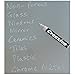 Creazive White Liquid Chalk Markers 6mm Reversible Fine/Chisel Tip - 4 Pack for Bistro Menu Board Mirror Whiteboard Glass Window Markers - Erasable Chalk Ink Pens For Kids & Artist