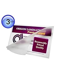 Hot 3 mil Menú Laminating Pouches 12 x 18 [Pkg de 100] para 11 x 17 Hojas