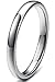 Tungary 3mm Mens Womens Tungsten Carbide Wedding Band Rings Engagement Promise Domed Size 3-12