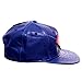 DC Comics Superman 3D Logo Blue Faux Leather Snapback Baseball Hat