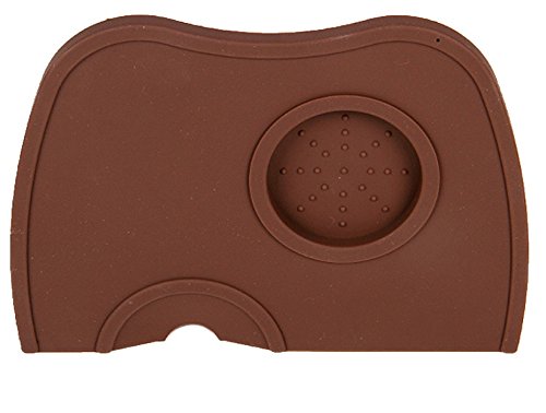 KMZ KITCHEN Silicone Espresso Tamp Mat Brown