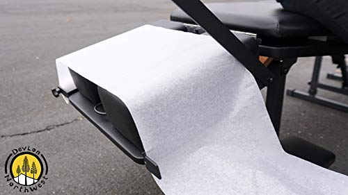 DevLon NorthWest Chiropractic Headrest Paper Rolls 8.5 inches x 225 feet 25 Rolls Premium White 100 Percent Virgin Pulp 22grams