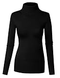 BIADANI Women Long Sleeve Turtleneck/V-Neck Pullover Sweaters
