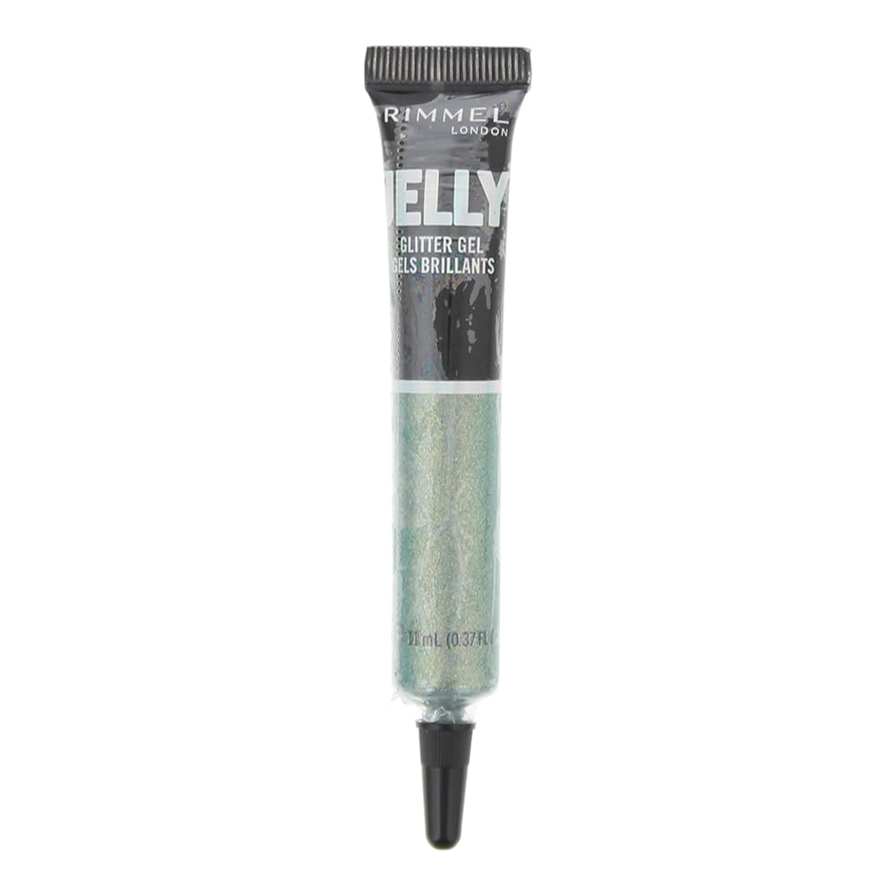 Rimmel London Jelly Glitter Gel, Water Based Bounty Formula with Easy Application and Shimmering Touch, 300 Long Island (Bronze), 11 ml