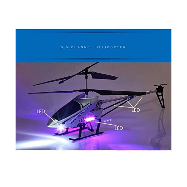 Spielzeug Modell RC Hubschrauber LED Indoor Outdoor Hubschrauber Stabil Leicht zu erlernen Gute Bedienung Junge… – Bild 6