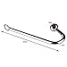 zcccom Stainless Steel Solid Metal Hook with Rope Ring Organization Lifting Hook and 1.2