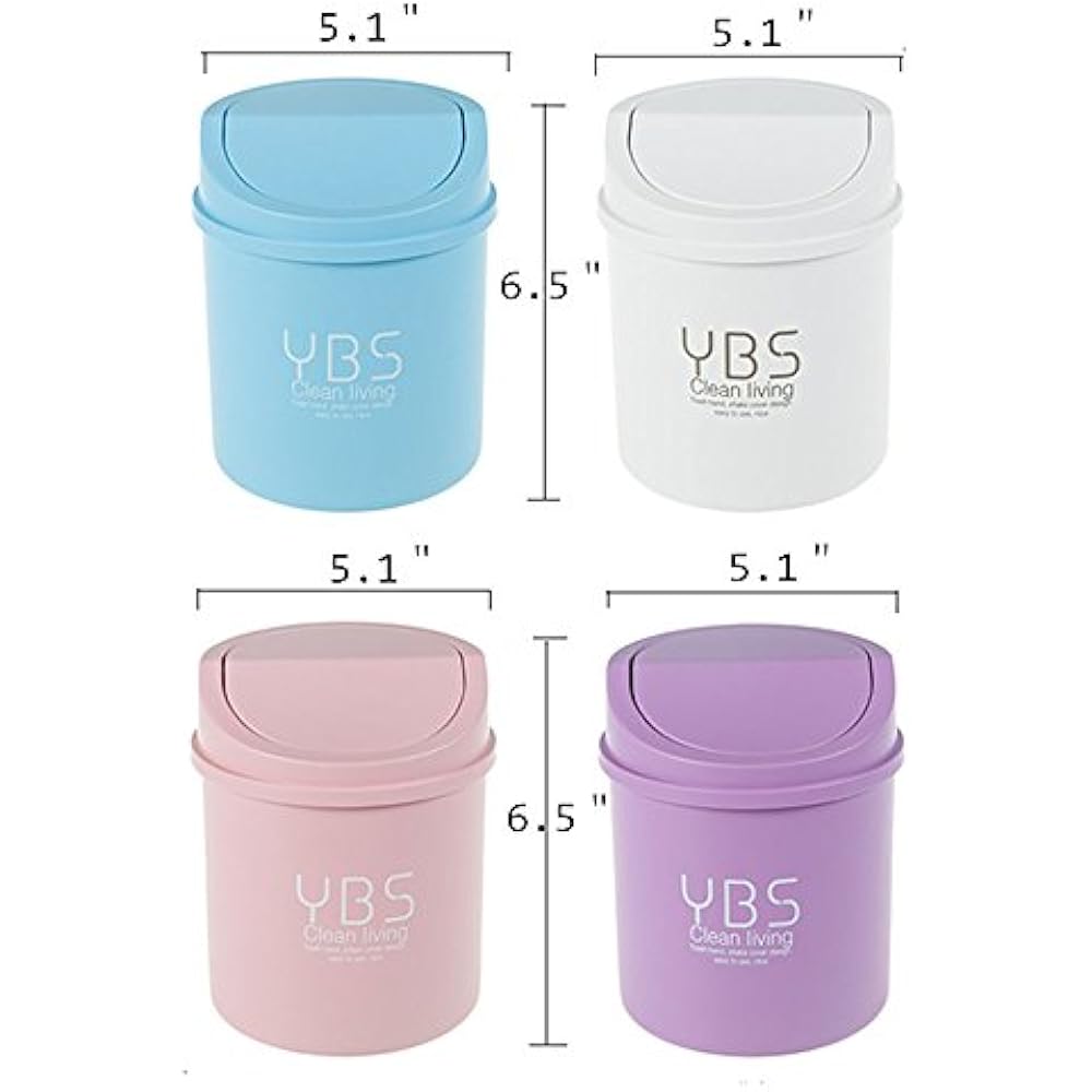 Animal Pet Trash Cans Cat Litter Waste Recycle Bin Round Office Kitchen