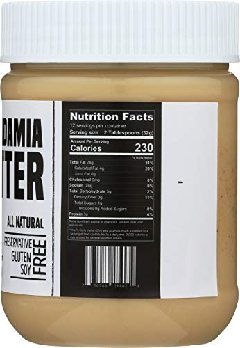 Vör Pure Macadamia Nut Butter Spread (11oz) | Only One Ingredient | Vegan, Paleo, Keto, Whole 30 (11oz Jar) - Image 4