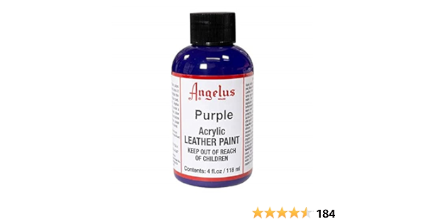 leather paint purple