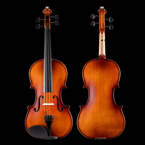 Winzz-Violine-Voller-Gre-44-Ausstattung-Massivholz-Schler-Erwachsene-Anfnger-Violinenset-Braun