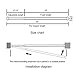 WindBreath Tension Shower Curtain Rod (White-16x28