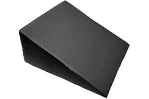 Healthy You Physical Therapy/Massage Table Positioning Back Wedge 22" x 20" x 10" (Firm Wedge, Black)