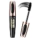 AsaVea 4D Silk Fiber Lash Mascara Waterproof, Luxuriously Longer, Thicker, Voluminous Eyelashes, Long-Lasting, All Day Exquisitely Lush, Full, Long, Thick, Smudge-Proof Eyelashes (Black) primary