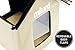 Milliard Outdoor Cat House for Your Pet Kitty or Puppy; Perfect Portable Bed Cave or Shelter, 22 x 18 x 17 in