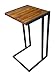 Design 59 Acacia Hardwood C Table/End Table/Laptop Stand, No Assembly Required