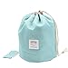 Tancendes Waterproof Travel Bag Makeup bag Cosmetic Bag Travel Kit Organizer Bathroom Storage Cosmetic Bag Carry Case Toiletry Bag Multifunctional bucket toiletry bag Green