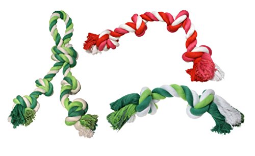 James Marketing Cotton Bone With Two Knots X-Large 37Cm