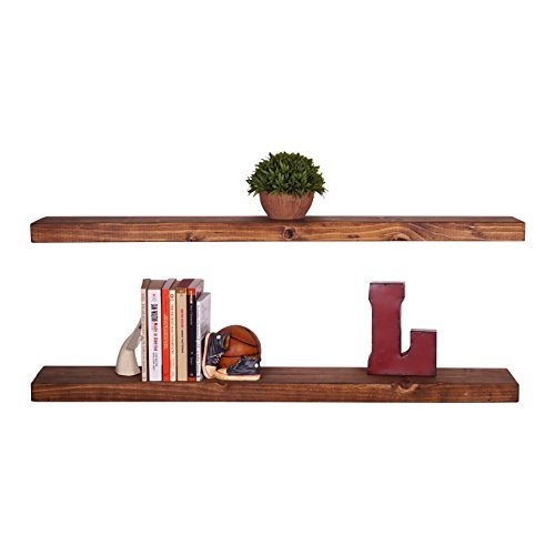 Del hutson designs handmade 36-inch rustic pine floatin…