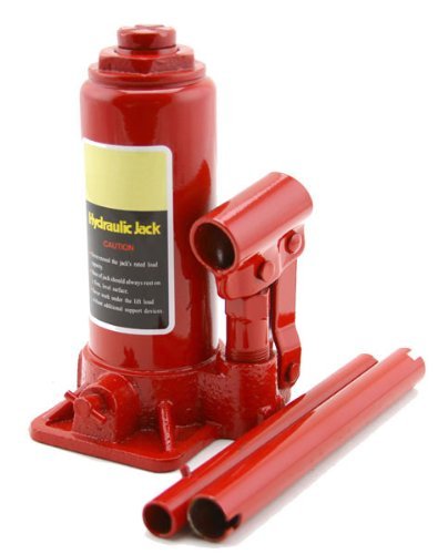 XtremepowerUS 4-Ton Hydraulic Bottle Jack Portable Hydraulic Jack Lift Farm RV Truck Lifting Equipment Shop