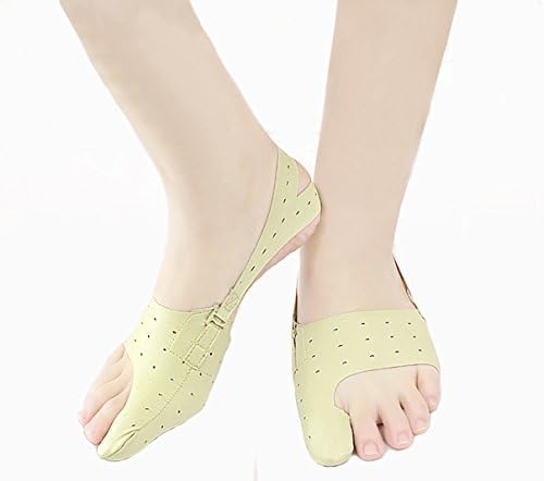 Bunion Corrector and Bunion Relief Protector Sleeves Slim Bunion Toe Straightener with Natural, Treat Pain in Hallux Valgus, Big Toe Joint, Toe Separators, Easy Wear in Shoes (1 Pair) (M, Yellow)