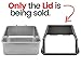 iPrimio XL Cat Litter Box Enclosure - Stainless Steel Large for Boxes Big Cats - Never Absorbs Odor - XL Cat Litter Box Enclosure with Teflon Coating - Litter Box Enclosure Only - Easy to Clean