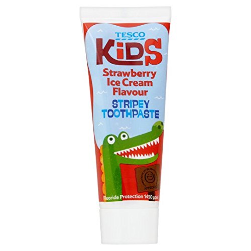 Tesco Kids Strawberry Toothpaste 75Ml Pricepulse