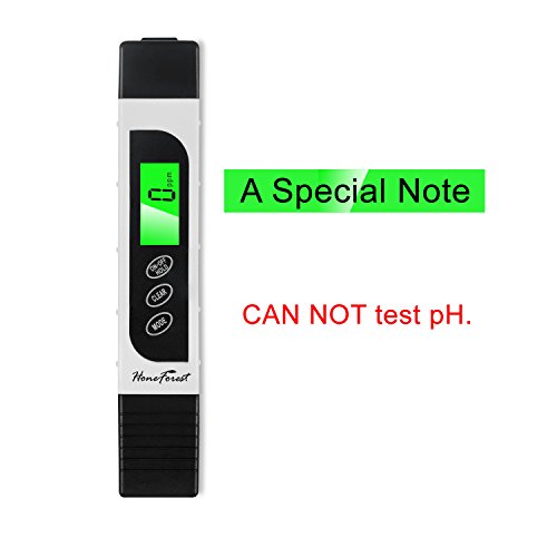 Water Quality Tester, Accurate and Reliable, HoneForest TDS Meter, EC