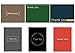 Note Card Cafe Thank You Cards with Off White Ivory Envelopes | 36 Pack | Minimal, Contemporary Thank You | Blank Inside, Glossy Finish | for Greeting Cards, Occasions, Birthdays, Gifts