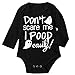 4Pcs Halloween Outfit Set Baby Boys Girls Funny Romper (6-12 Months, black01)