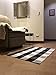 Cotton Buffalo Plaid Rugs Buffalo Check Rug Black and White Checkered Rug Welcome Doormat Rug for Kitchen Carpet Bathroom Outdoor Porch Laundry Living Room Braided Washable Throw Mat (23.6