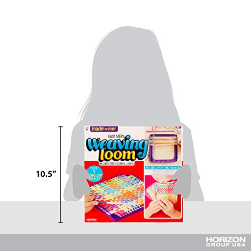 Made By Me Easy Steps Weaving Loom — Beginner Loom — DIY Potholders — Weaving Loom For Kids Ages
