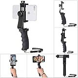 Fantaseal iPhone Cell Phone Hand Grip Holder, Smartphone Handle Stabilizer Phone Holder Support Selfie Stick for iPhone X 8+ 8 7+ 7 6S+ 6S 6+ 6 5 5SE 4 Galaxy Note 8 S8 etc Landscape + Portrait Mode