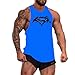 TECOFFER MEN'S GYM MUSCLE SLEEVELESS SHIRT TANK TOP M,L,XL,XXL SIZES