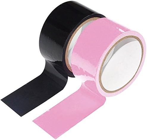 Non stick duct tape - electrostatic no glue no sticky - easy to use (Black light pink)